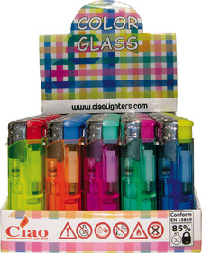 Turbo lighter ciao color glass