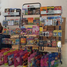 Promotional stand for magazines